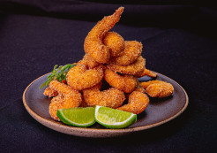 Camarão à Milanesa